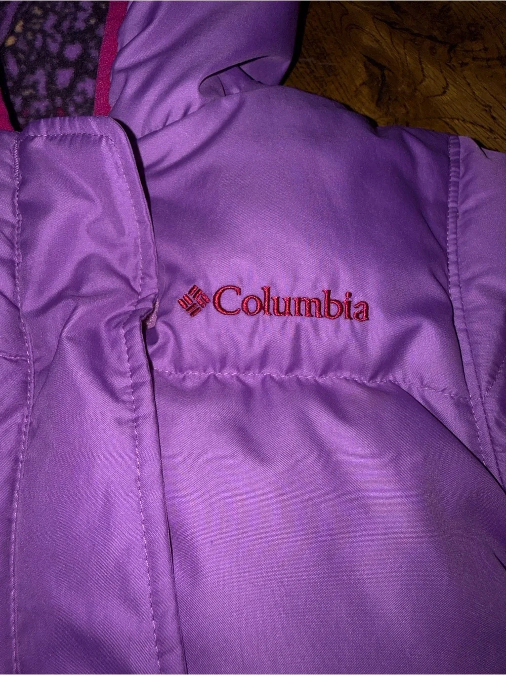 Columbia Purple Baby Snow Suit Size 18-24 Month